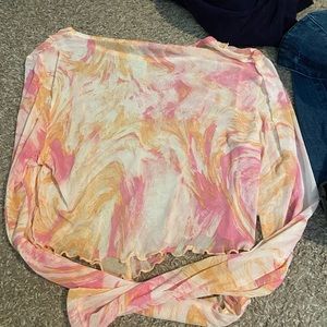 Urban Outfitters Mesh Long-sleeve